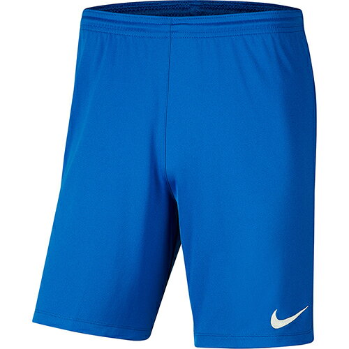 【メール便OK！】※ジュニアサイズ※大人サイズ※ NIKE ナイキパーク3 ニットショート BV6855 BV6865 サッカーパンツ フットサルパンツ DRI-FIT ゲームパンツ 少年 キッズ フットボール 青 ロイヤル