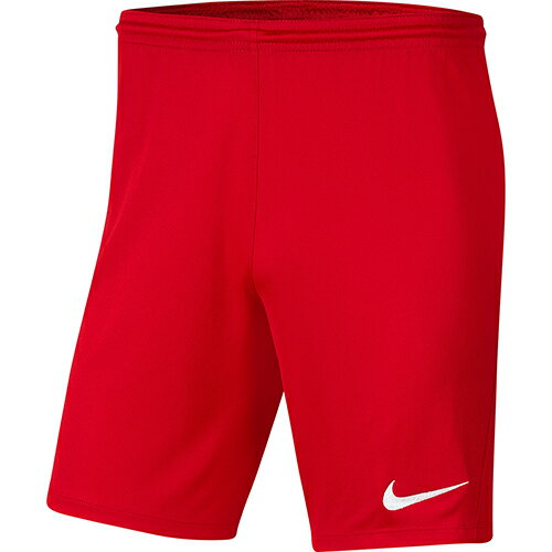 【メール便OK！】※ジュニアサイズ※大人サイズ※ NIKE ナイキパーク3 ニットショート BV6855 BV6865 サッカーパンツ フットサルパンツ DRI-FIT ゲームパンツ 少年 キッズ フットボール 赤 レッド