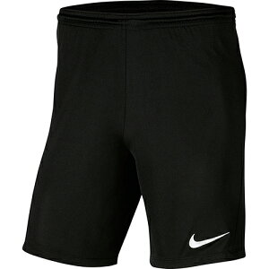 【メール便OK！】※ジュニアサイズ※大人サイズ※ NIKE ナイキパーク3 ニットショート BV6855 BV6865 サッカーパンツ フットサルパンツ DRI-FIT ゲームパンツ 少年 キッズ フットボール 黒 ブラック