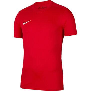 【メール便OK！】※大人サイズ※ プラクティスシャツ トレーニングシャツ トレシャツ NIKE ナイキ ゲームシャツ bv6708 サッカーシャツ チーム 練習着 フットサル プラシャツ ユニフォーム 半袖 プレゼント ギフト ジュニア 少年 応援 赤 レッド