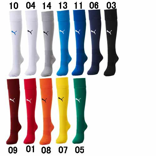 【16-18、19-21サイズ：2足までメール便OK】【22-24サイズ：1足までメール便OK】PUMA　サッカーソックス　プーマ　子供　Jr　ジュニア　サッカーソックス 靴下　729880 子供用 キッズ冬 キッズ　ジュニア サッカースクール サッカー教室 プレゼント ギフト