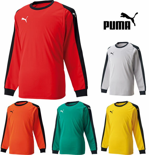 【ゴールキーパー】PUMA PUMA プーマ サッカー ジュニア 少年 ウェア GK トレーニング 上下セット セットアップ 729965 スクール 楽天プレミ...