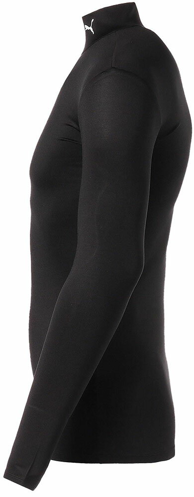 PUMA(プーマ) コンプレッションモックネックLSシャツ03BLACK ブラック 黒 (pj-656331-03) ゲームシャツ ユニフォームシャツ・パンツ サッカークリスマス プレゼント ギフトネット通販 サッカー 用品 セール