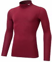 PUMA(プーマ) コンプレッションモックネックLSシャツ09CORDOVAN-P (pj-656331-09) ゲームシャツ ユニフォームシャツ・パンツ サッ...