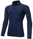 PUMA(プーマ) コンプレッションジュニアモックネックLSインナーウェア06 ネイビー-PU (pj-656332-06) ゲームシャツ ユニフォームシャツ・パンツ サッカー プレゼント ギフト