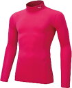 PUMA(プーマ) コンプレッションジュニアモックネックLSインナーウェア11ラズベリーピンク (pj-656332-11) ゲームシャツ ユニフォームシャツ・...