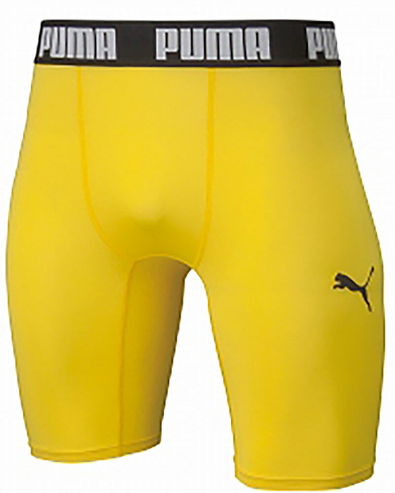 PUMA(プーマ) コンプレッションショートタイツ07イエロー (pj-656333-07) ストッキング ソックス 靴下サッカー プレゼント ギフト
