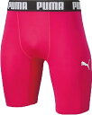PUMA(プーマ) コンプレッションショートタイツ11ラズベリーピンク (pj-656333-11) ストッキング ソックス 靴下サッカー プレゼント ギフト