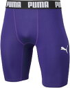 PUMA(プーマ) コンプレッションショートタイツ14PRISMVIOL (pj-656333-14) ストッキング ソックス 靴下サッカー プレゼント ギフト