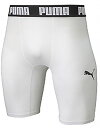 PUMA(プーマ) コンプレッションジュニアショートタイツインナーウェア04ホワイト ホワイト 白(pj-656334-04) ストッキング ソックス 靴下サッカー プレゼント ギフト