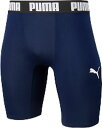 PUMA(プーマ) コンプレッションジュニアショートタイツインナーウェア06 ネイビー-PU (pj-656334-06) ストッキング ソックス 靴下サッカー プレゼント ギフト