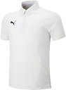 PUMA(プーマ) SSポロシャツ01WHITE ホワイト 白(pj-656336-01) Tシャツ サッカー プレゼント ギフト