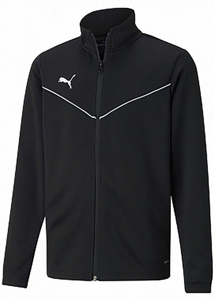 PUMA(プーマ) TEAMRISEトレーニングジャケットJR ジュニア 子供用ブラック 黒-PU (pj-657652-03) トレーニングウェア サッカー ...