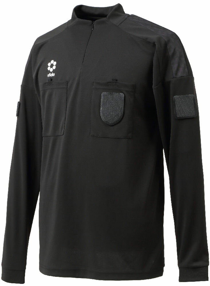 SFIDA（スフィーダ） レフェリーシャツL／Sブラック 黒 (imo-sa22835-ブラック 黒) ウェア 贈り物 プレゼント ギフト