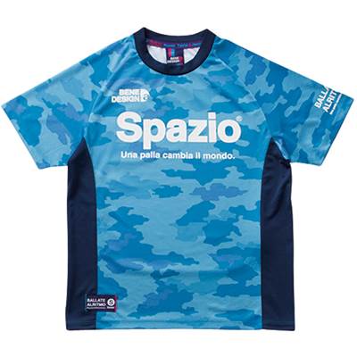 【背番号付】SPAZIO スパッツィオ プラクティスシャツ GE0360 フットサル ユニフォーム 練習着 レディース メンズ カモフラ サッカー チーム対応 子供 キッズ Tシャツクリスマス プレゼント ギフトネット注文 サッカー 用品 セール