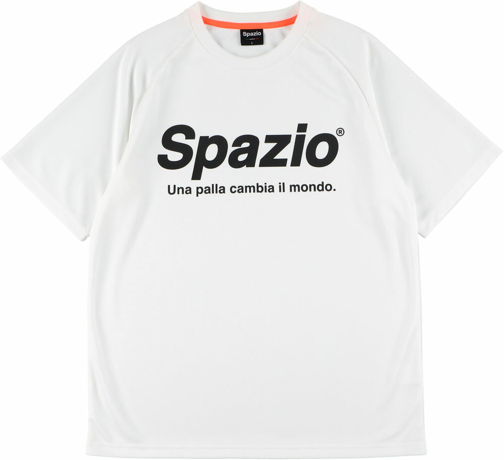 SPAZIO（スパッツィオ）　Spazioプラシャツホワイト　(fel-ge0781-01) ゲームシャツ　ユニフォーシャツ　プラシャツ・パンツ フットサ..