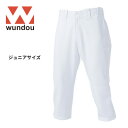 ※ジュニアサイズ※ wundou ウンドウ p2780 ベースボール パンツ ショート ジュニア 子供サイズ 野球 草野球 少年野球 ショートパンツ ユニフォー...