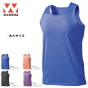 ※大人サイズ※ wundou ウンドウ p870 フィットネス ストレッチ タンクトップ 大人サイズ メンズ レディース 移動着 部活 クラブ サークル スポーツ ファッション プレゼント ギフト(4)