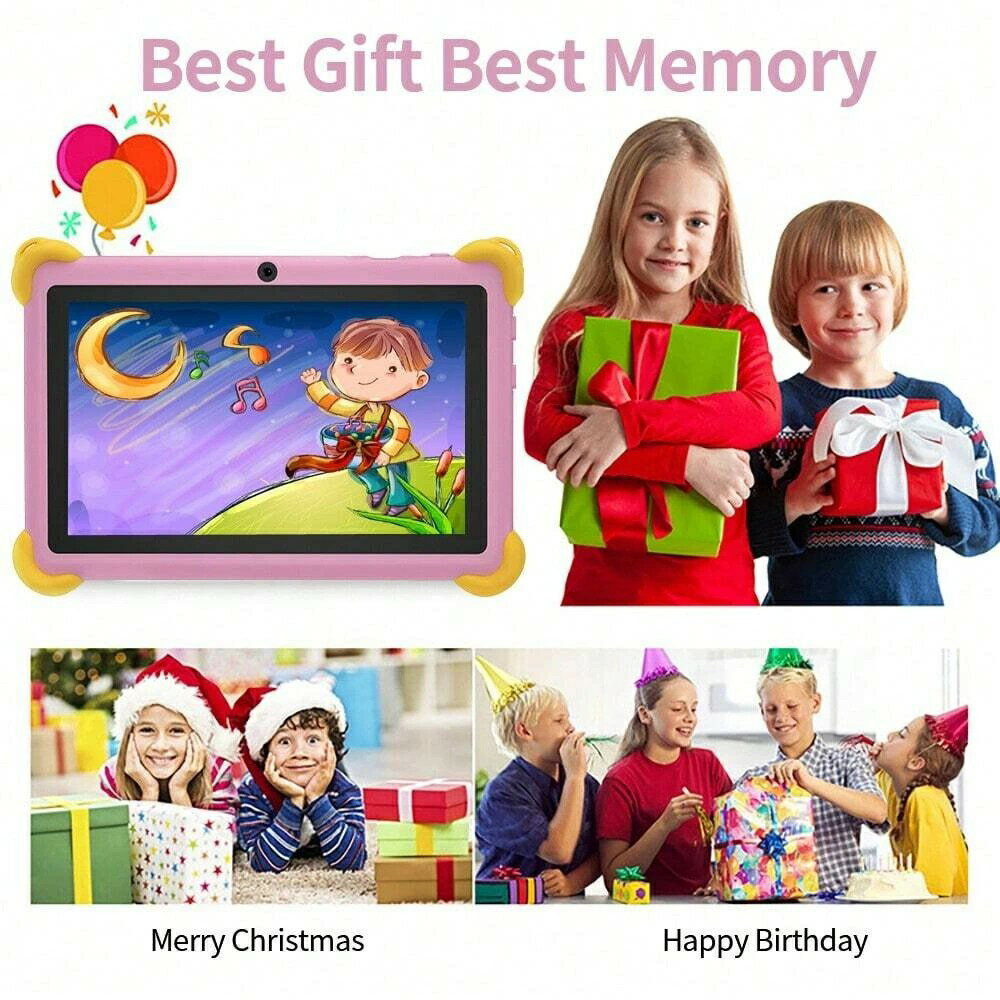 新型 7インチ M10 WiFi 子供用タブレット MTKチップ クアッドコア 2GB RAM 32GB ROM Android 13.0 システム IPS 1024*600 ディスプレイ Bluetoothサポート 小型ゲーム内蔵 3000mAhバッテリー電源アダプタ無し - Image 2
