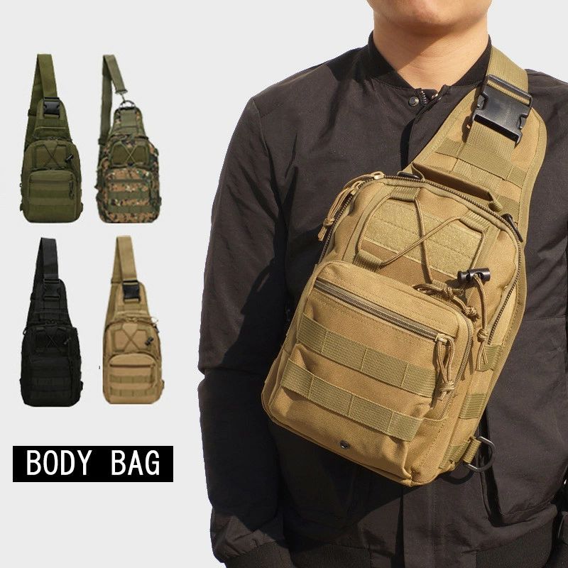 Rakuten - ボディバッグ アウトドア 帆布バッグ 軍用品 軽量 男性 斜め掛けバック ワンショルダーバッグ メンズ 小さめ メンズ レディース 小型肩掛け かばん 自転車 ユニセックス 個性