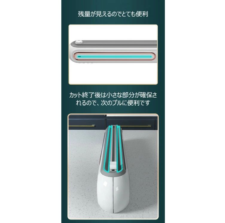 ラップホルダー マグネット 吸盤付き ラップカッター おしゃれ ラップカバー ラップケース カッター付き マグネット付き ラップ カッター スライド 使いやすい 家事 時短 収納用品 磁石 ラップ クッキングシート キッチン 台所 収納 シンプル