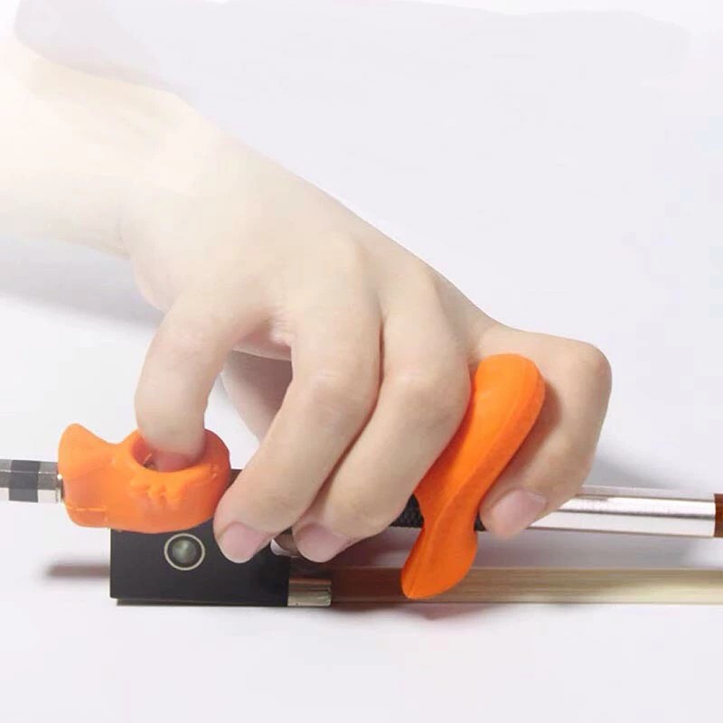 バイオリン ビオラの弓の持ち方 矯正器具 初心者向け マルチカラーオプション 全サイズ対応 2
