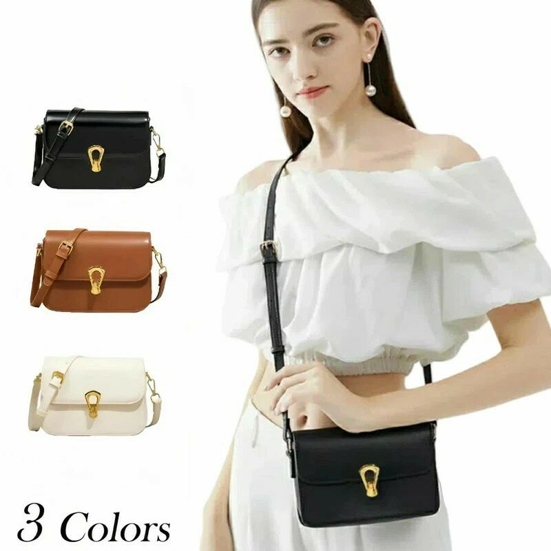 乐天商城 - 斜め掛けバッグ レザーバッグ 肩掛けバッグ 2way ショルダーバッグ レディース 牛革 本革 レザー 上質puレザー かわいい バッグ 通学 通勤 オシャレ