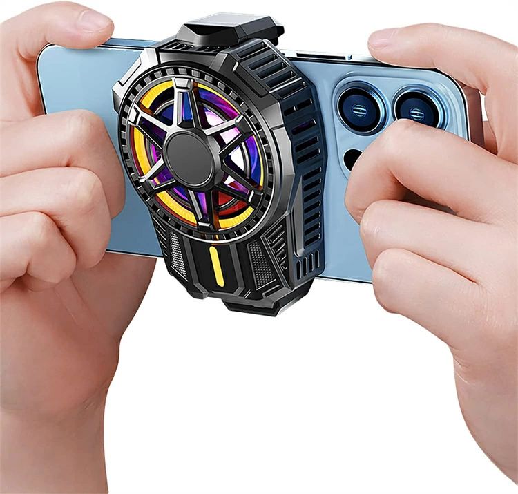 スマホ冷却ファン ペルチェ素子 スマホクーラー 熱対策 散熱器 半導体冷却 USB給電式 冷却クーラー 静..