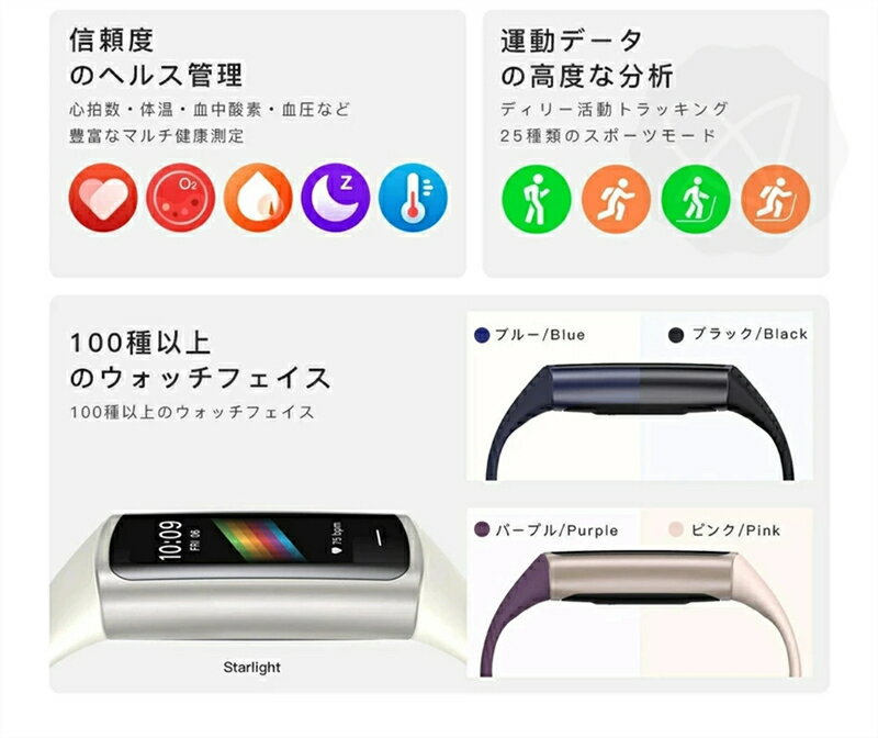 【工場直営★ 品質保証】 スマートウォッチ 血圧 スマートウォッチ 日本製センサー 日本語 説明書 心拍数 歩数計 睡眠検測 運動記録 着信通知 IP67防水 ランニングウォッチ iphone/android 対応 日本語 2025 敬老の日 プレゼント ギフト - Image 3