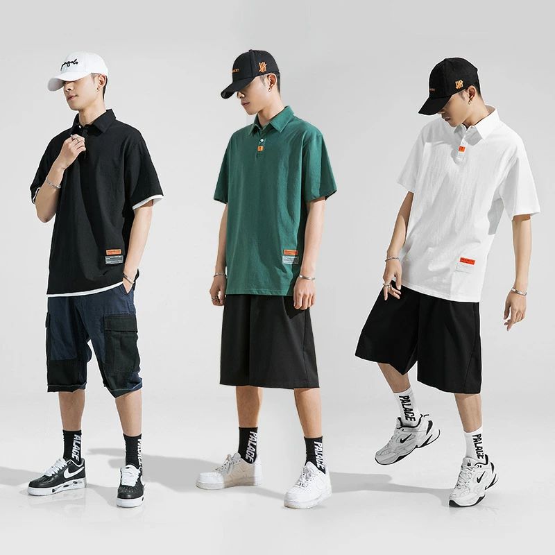 ポロシャツ 半袖 メンズ Tシャツ おしゃれ カットソー トップス 夏服 綿 無地 スポーツ ウェア ゴルフウェア メンズ ポロシャツ 大きいサイズ