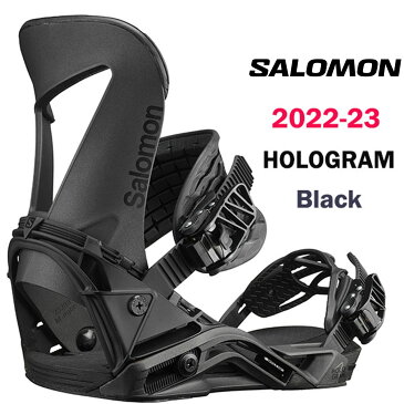 【予約】2023 SALOMON サロモン 22-23 スノーボード バインディング HOROGRAM ホログラム Black L41504400 送料無料 国内正規品