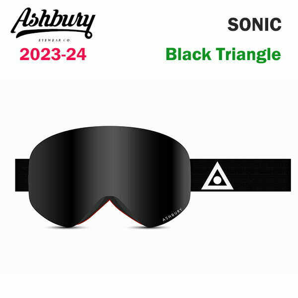 SALE!!! 23-24 ASHBURY SONIC Black Triangle 2024 アシュベリー スノーボード ゴーグル ソニック ブラックトライアングル 正規品 送料無料