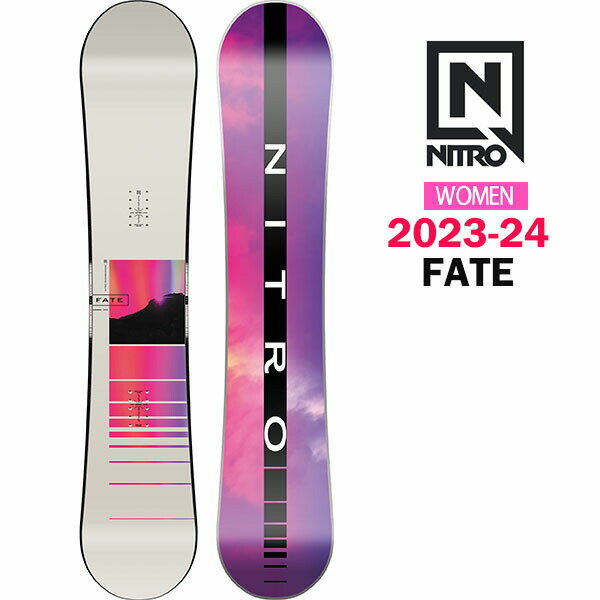 40%OFF!!! 23-24 NITRO SNOWBOARD FATE 2024 ナイトロ スノーボード フェイト 正規品 送料無料