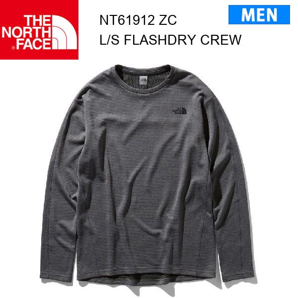 【メール便】22fw ノースフェイス ロングスリーブフラッシュドライクルー メンズ L/S FlashDry Crew NT61912 カラー ZC THE NORTH FACE 正規品