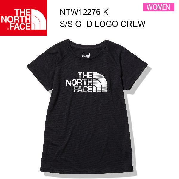 【メール便】22SS ノースフェイス ショートスリーブGTDロゴクルー レディース S/S GTD Logo Crew NTW12276 カラー K THE NORTH FACE 正規品