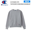 23fw チャンピオン Champion C3-YS005 テックウィーブ テリー クルーネックスウェットシャツ オックスフォードグレー カラー 070 メンズ 正規品