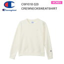 23fw チャンピオン Champion CW-Y018 ウィメンズ クルーネックスウェットシャツ オフホワイト カラー 020 レディース 正規品