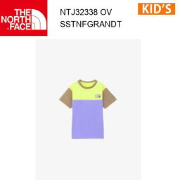 【メール便】24ss ノースフェイス ショートスリーブTNFグランドティー キッズ S/S TNF Grand Tee NTJ32338 カラー OV THE NORTH FACE 正規品