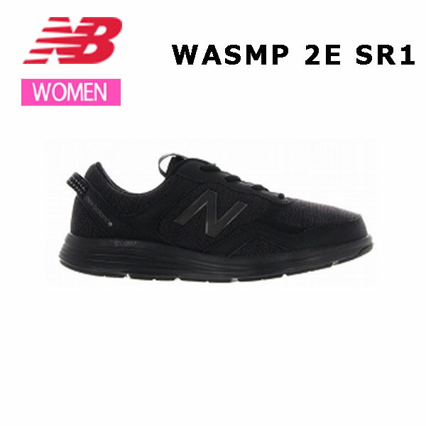 24ss ニューバランス New Balance WASMP SR1 2E レディース シューズ スニーカー ウォーキング 正規品 新しい日常を快適にする「NB Sampher V1」は、近場の散歩やお出かけに最適なウィメンズ専用のウォーキングモデル。 様々な装いにフィットするニューバランスのクラシカルなランニングスタイルを脱ぎ履きしやすいスリッポン構造のアッパー、心地よいクッション性を発揮するCUSH+ミッドソールで仕上げ、手頃なプライスで展開。ウォーキングから普段履きまで多彩なシーンで活躍する凡庸性の高い定番食提案。 ●搭載機能・CUSH+・WALKING STRIKE PATH ●アッパー素材:人工皮革/合成繊維 ●ソール素材:ゴム底 カラー：BLACK ※箱にダメージや破損等ある場合がございます。ご了承の上、ご注文ください。 ※ブラウザやお使いのモニター環境により、掲載画像と実際の商品の色味が異なる場合があります。