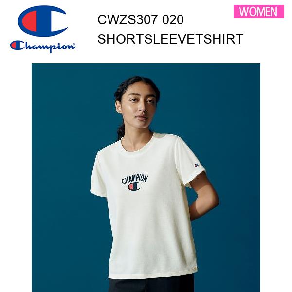 【メール便】24ss チャンピオン Champion ウィメンズ ショートスリーブTシャツ オフホワイト CW-ZS307 カラー 020 レディース 正規品