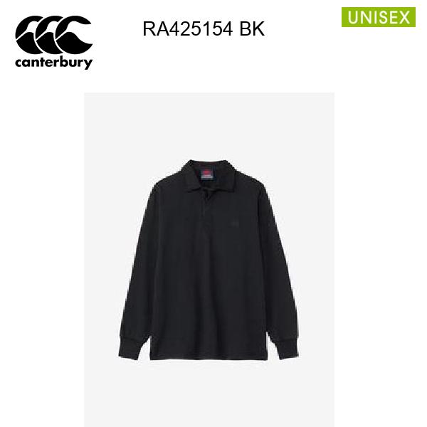 25fw カンタベリー ソリッドカラーラグビージャージー(ユニセックス) RA425154 カラー BK canterbury ..