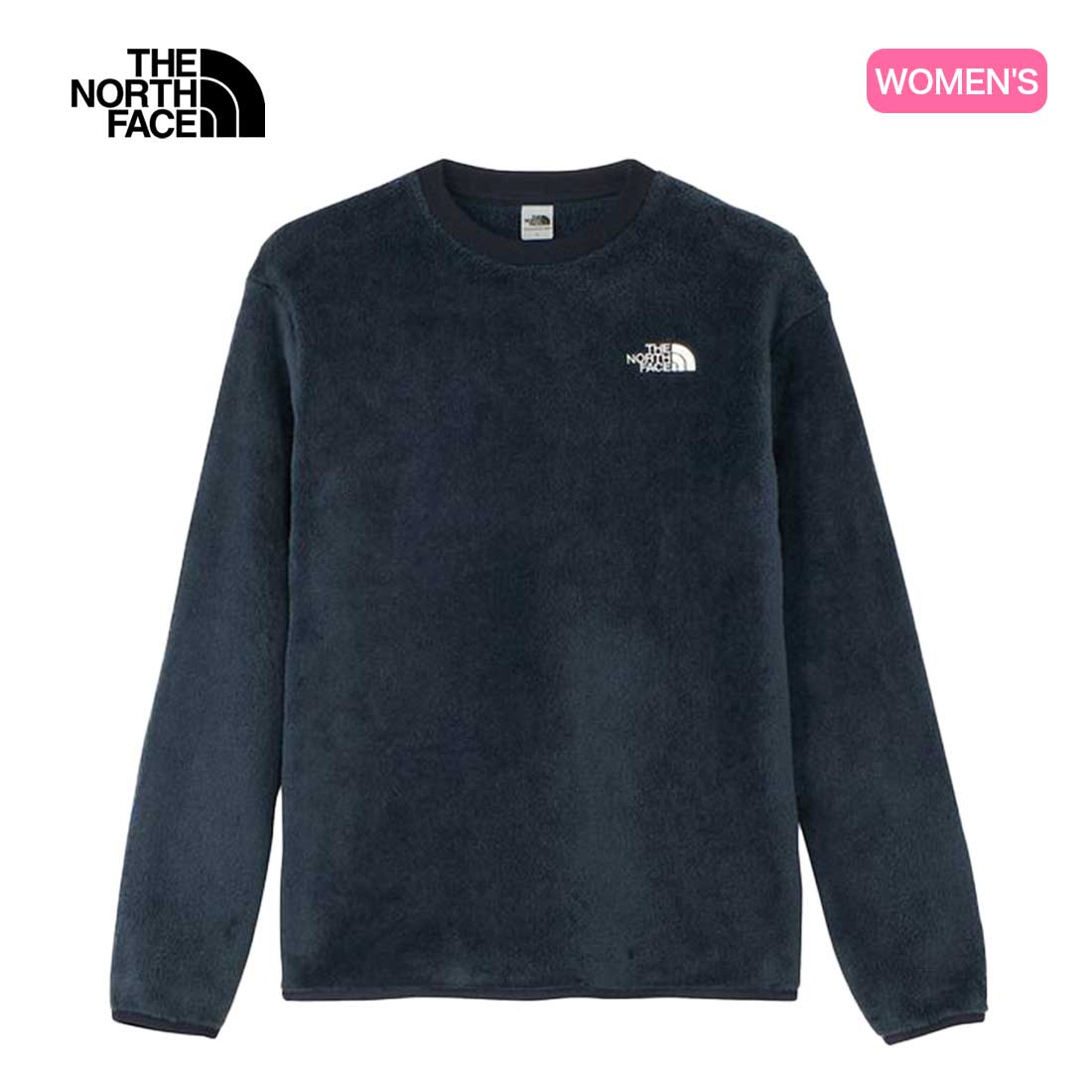 25FW ザ・ノース・フェイス バーサミッドクルー レディース（M L XL）NAW72480 カラー UN フリース 保温トップス THE NORTH FACE 正規販売店