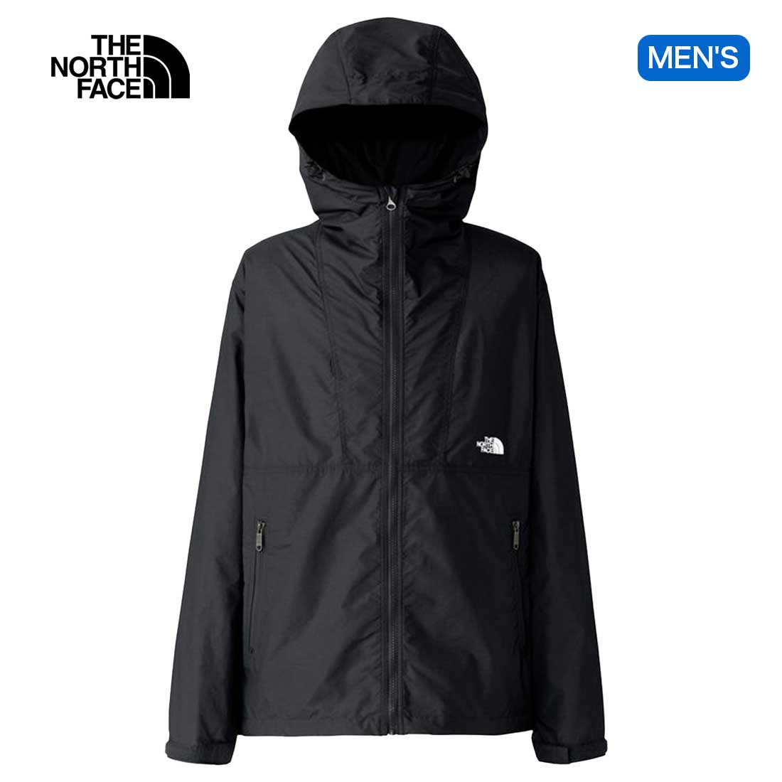 楽天スポーツショップアラジン25FW ザ・ノース・フェイス コンパクトジャケット（M L XL）メンズ NP72530 カラー K ウィンドブレーカー 撥水 防風 ストリート アウター 登山 軽量 おしゃれ THE NORTH FACE 正規販売店