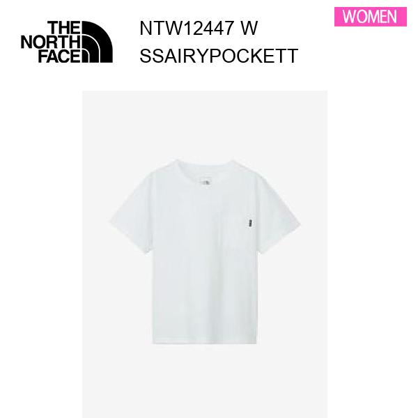 【メール便】25ss ザ・ノース・フェイス ショートスリーブエアリーポケットティー レディース NTW12447 カラー W THE NORTH FACE 正規品