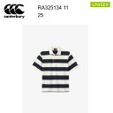 25ss カンタベリー ショートスリーブ2.5インチストライプラグビージャージ(ユニセックス) RA325134 カラー 11 canterbury 正規品