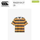 25ss カンタベリー ショートスリーブ2.5インチストライプラグビージャージ(ユニセックス) RA325134 カラー 27 canterbury 正規品