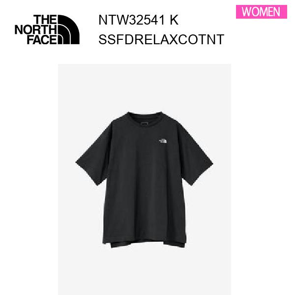 【メール便】25ss ザ・ノース・フェイス ショートスリーブフラッシュドライリラックスコットンティー レディース NTW32541 カラー K THE NORTH FACE 正規品