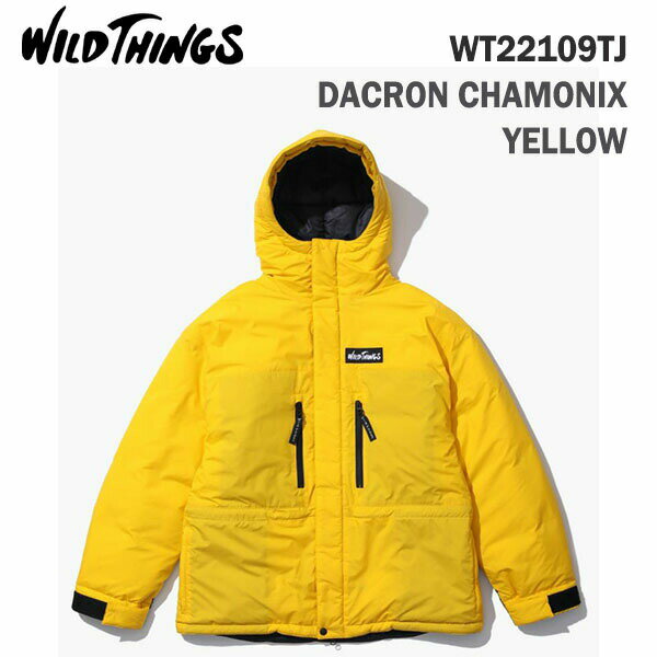 22fw ワイルドシングス ダクロン シャモニー メンズ DACRON CHAMONIX WT22109TJ カラー YELLOW アウター ジャケット WILD THINGS 正規品