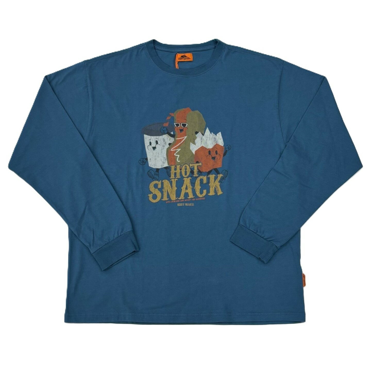 【メール便】KRIFF MAYER クリフメイヤー POPコミックブラザーズロンT 2437811 カラー ブルー 正規品