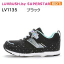 ラブラッシュ バイ スーパースター LUVRUSH. by SUPERSTAR LV 1135 ブラック キッズ ジュニア シューズ スニーカー ガールズ 女の子 正規品(4)